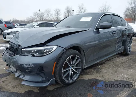 2021 BMW 330I xDrive из США, поврежденный, VIN 3MW5R7J0XM8B53111